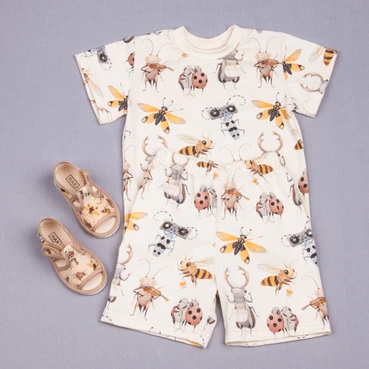 Detské pyžamo Hmyz + papučky